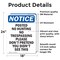 Signmission Posted No Hunting No Trespassing OSHA Notice Sign, Vinyl Decal, 18in W x 24in L, 2PK OS-2PACK-NS-D-1824-V-17721 - alternate 6